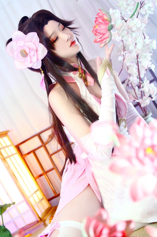 王者荣耀COS正片貂蝉旗袍 - 夏柠柠